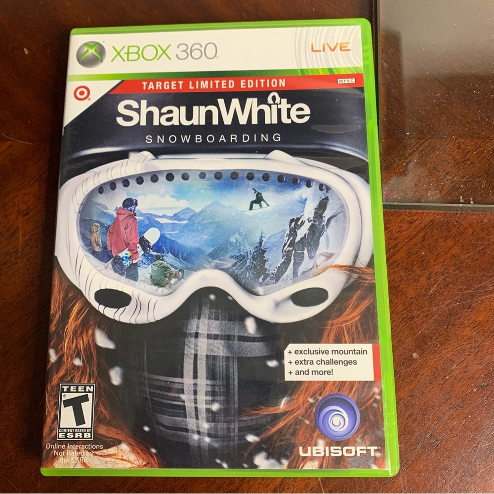 XBox 360 Target Limited Edition Shaun White Snowboarding Video Game